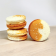 All Natural Orange Cream Vegan Macarons Hot on Sale