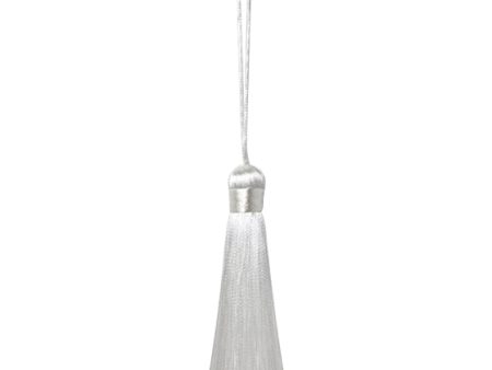 White Metallic Tassel Cheap