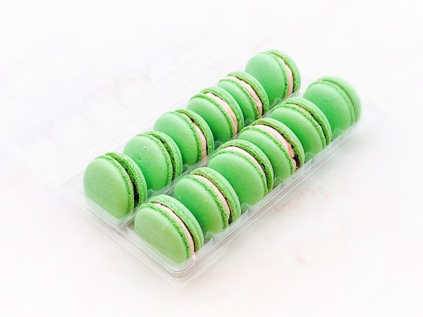 Apple-Strawberry Vegan Macarons Online now