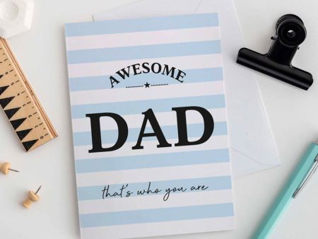 Awesome Dad A6 Card Online now