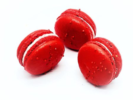 6 Pack  strawberry macarons Sale