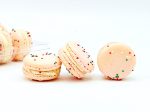 6 Strawberry Gingerbread French Macarons on Sale