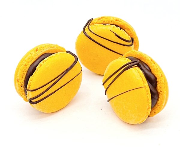 6 Pack Chocolate Marmalade French Macarons on Sale