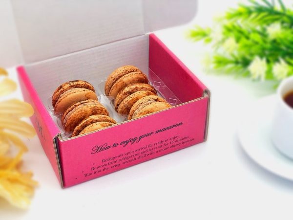 6 Pack  coffee macarons on Sale