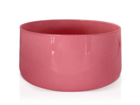 Pink Glass Candle Bowl 350ml For Sale