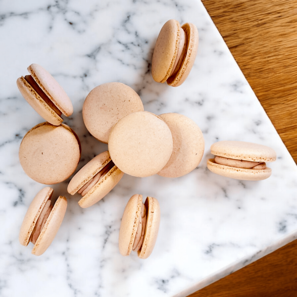 All Natural Strawberry Vegan Macarons Supply