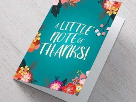 A Little Note of Thanks A6 Card Online Hot Sale