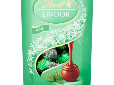 Lindt Lindor Milk Mint Cornet Truffles 200g Online now