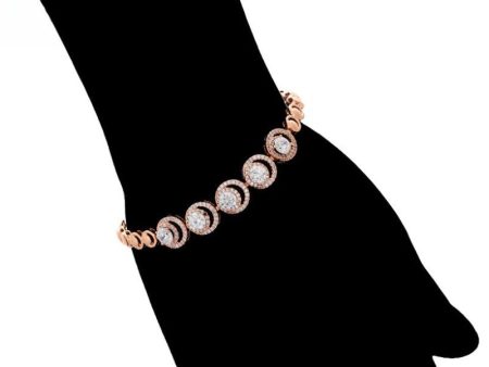 Diamond Rose Gold Bracelet Online Sale