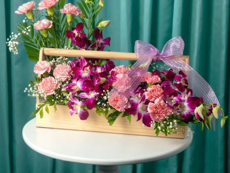 Basket of Orchids Online Hot Sale