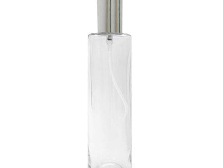 100ml Round Spray Bottle with Silver Lid Online now