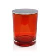 Vogue Tumbler - Red Jar with Silver Metal Lid 250ml Online now