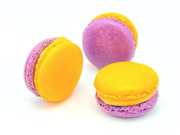 6 Pack Blackberry Thai Tea French Macarons Cheap