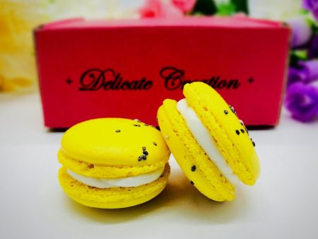 6 Pack  Passion Fruit Macarons Online now