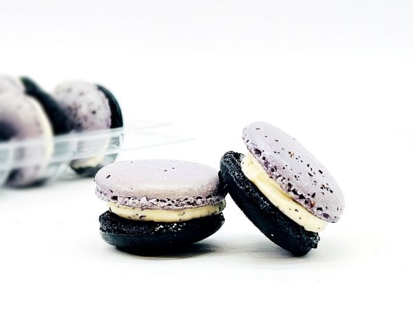 6 Pack Earl Grey Chocolate Macarons Supply