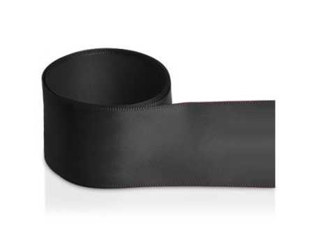 Black Satin Ribbon - Large Fashion