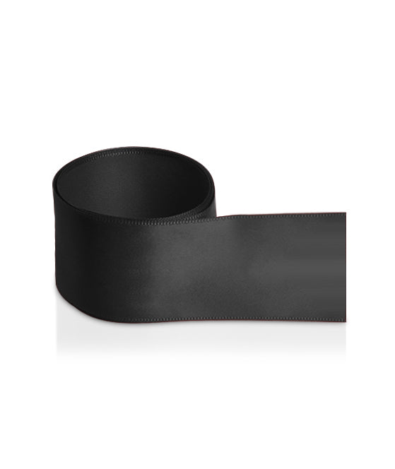 Black Satin Ribbon - Large Fashion