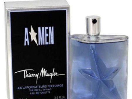 A * MEN Angel for Men Thierry Mugler EDT Spray Refill 3.4 oz Fashion