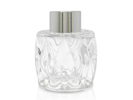 50ml Retro Diamond Diffuser Bottle - Silver Collar For Sale