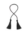 Double Black Metallic Tassel Sale