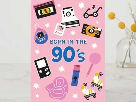 Born in the 90s A6 Card Discount