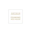 76. Artisan Foaming Body Mousse Label 3.4cm - Transparent with Shiny Gold Foil Fashion