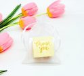 Personalized Thank you French Macarons for Guest (White Sheer) | Wedding Favors, Bridal Shower Favors, Fashion