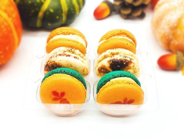 Give Thanks! 6 French Macaron Value Pack | Carrot, Pumpkin Buttercream and Caramel Pecan Cheesecake Macarons Online Sale