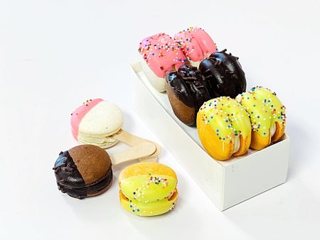 Assortement French Macaron Cake Pop | Available in 12 & 24 Online Hot Sale