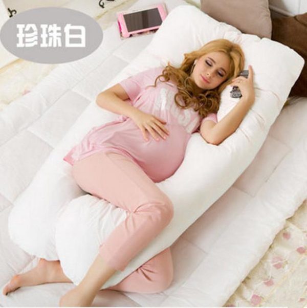 Big U Type Pregnancy Pillows Body Pillow for Pregnant Women Best For Side Sleepers Removable Big Pregnancy Pillow For Neck For Sale