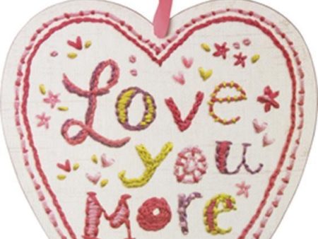 18  Love You More Printed Sign Valentine s Day Cheap