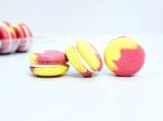 50 Pack Cranberry and Yuzu French Macaron Value Pack on Sale