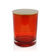 Vogue Tumbler - Red Jar with Gold Metal Lid 250ml Online