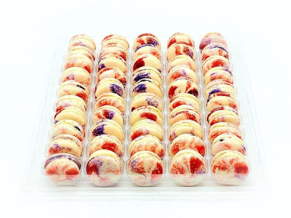 50 Pack Grape Cheesecake  French Macaron Value Pack on Sale