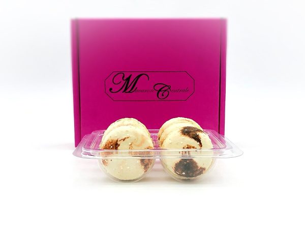 6 Pack  milk tea macarons | ideal for celebratory events. on Sale