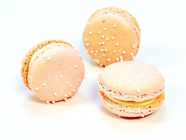 6 Pack Peppermint & Raspberry French Macarons Online Sale