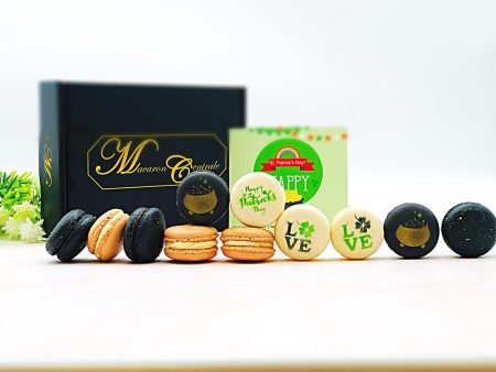 St. Patrick s Day French Macaron Set #1 | 12 Pack | Free Shipping, perfect for upcoming St. Patrick s Day Celebration Online Sale