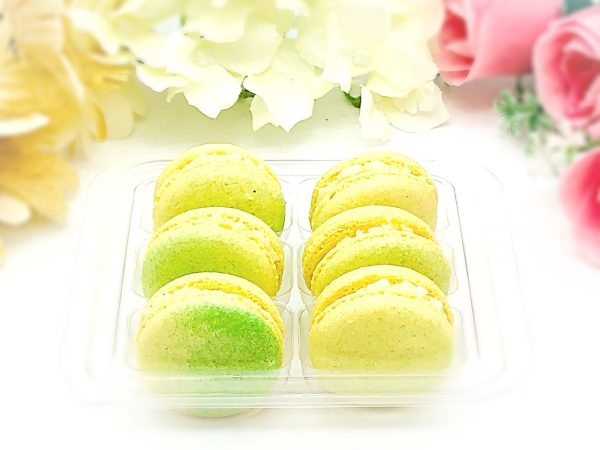 6 Pack  jackfruit macarons | ideal for celebratory events. Sale