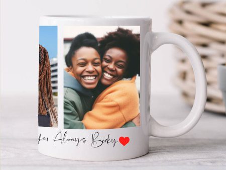 Image Trio Photo Upload Mug For Discount