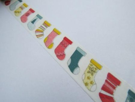 Christmas Socks Washi Masking Tape Fashion