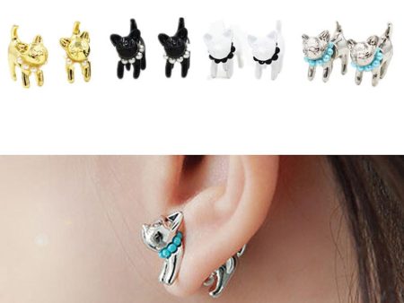 CAT STUD EARRING Online Hot Sale