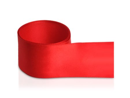 Red Satin Ribbon - Large Supply