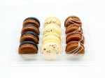 12 Pack Chocolate Gift Box Set Macarons. Online now