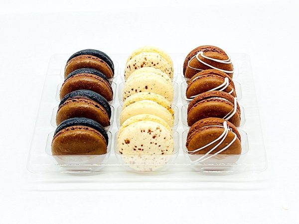 12 Pack Chocolate Gift Box Set Macarons. Online now