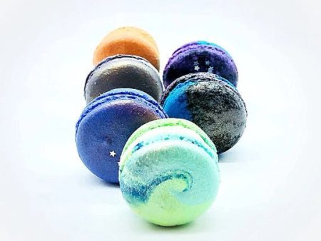 24 Pack Assorted Macaron, The Space Collection | Great for any party, celebration. For Discount