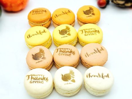 12 Pack Thanksgiving Macaron Set Discount