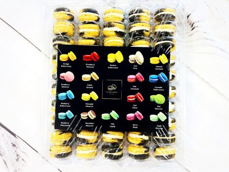 50 Pack Dulce De Leche  French Macaron Value Pack Sale