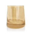 Taper Glass Candle Jar 270ml - Soft Gold Supply