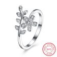 925 Silver Ring floral stone ring jewelry SVR119 For Discount