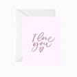 I Love You Greeting Card Cheap